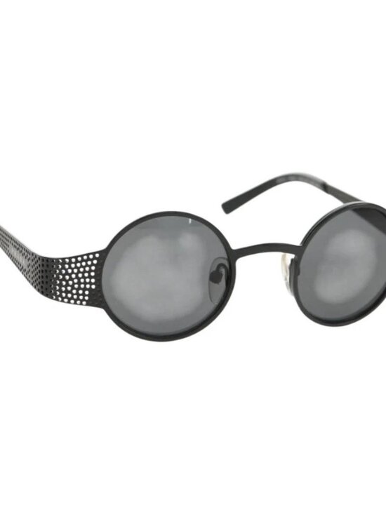 PRADA Sunglasses metal Black SPR511 Auth main image 6